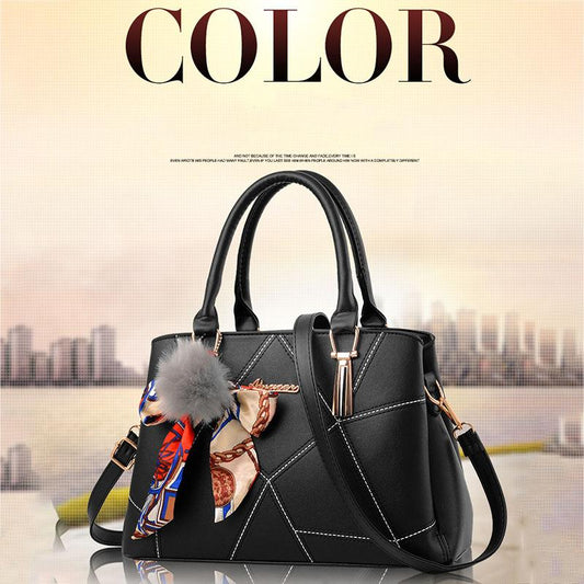 PU Leather Handbags For Women Bags Luxury Top-Handle Bags Large Capacity Personality European Style Crossbody Bag