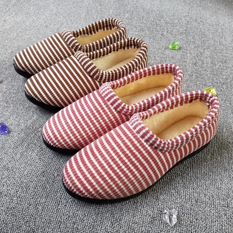 Women's Cotton Shoes Women's Winter Beijing Craft Cloth Shoes Home Shoes Indoor Casual Soft Sole Leopard Print