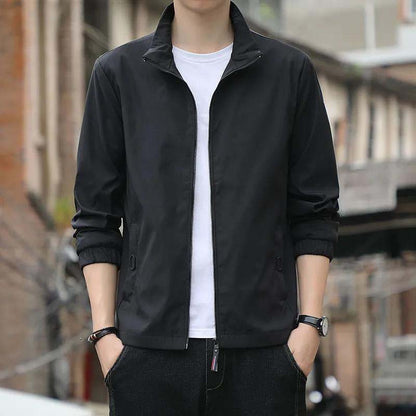 2021 Spring and Autumn New Jacket Men's Jacket Trend Handsome Autumn Large Size Loose Casual Jacket
