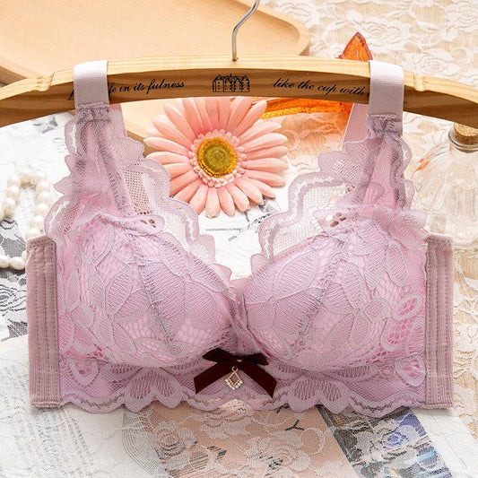 Elastic Flanks Comfortable Underwear Women's No Rims Breast Bras Small Breasts Pull-up Bra Micro-adjustment Women's Underwear
