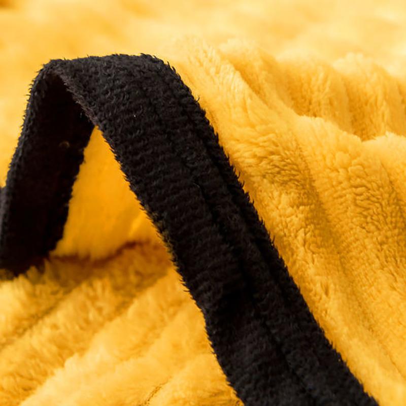 Winter Coral Fleece Blanket Plus Velvet Thick Double-sided Fleece Sheets Flannel Dormitory Single Bed Blanket