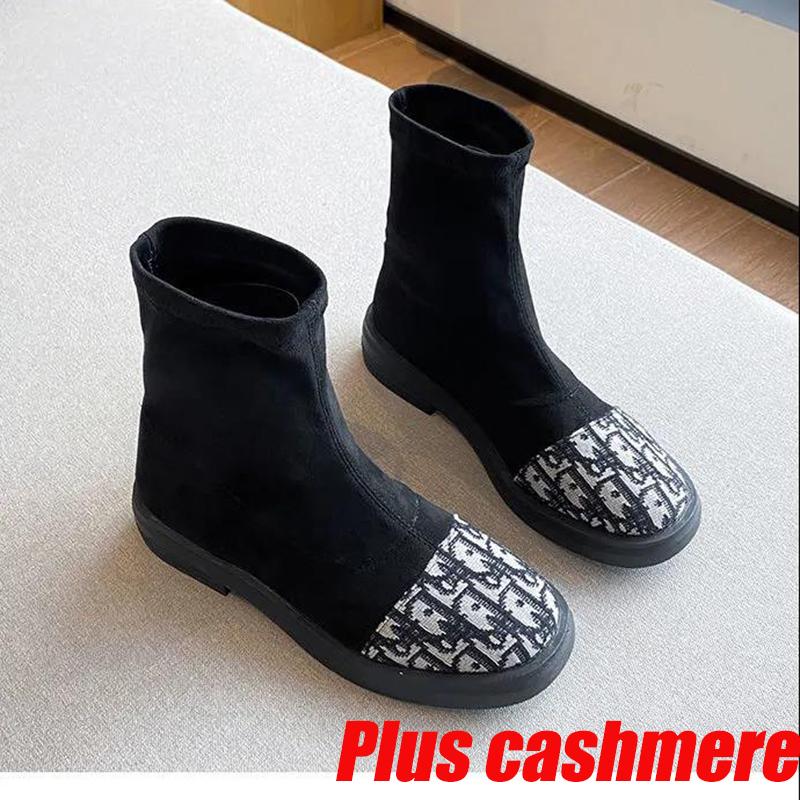 Martin Boots Female British Style Black Fashion Ankle Boots Breathable All-match Ankle Boots