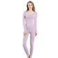 Women Long Sleeve Thermal Underwear Winter Thicken Tight Suit Sexy Pajamas Autumn Windproof High Elasticity Slim Body Comfortable Breathable Versatile