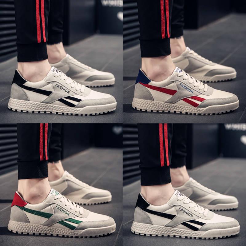 Summer Men's  Shoes Breathable Outdoor Lace Up Casual Sports Shoes Sole Shock Absorption