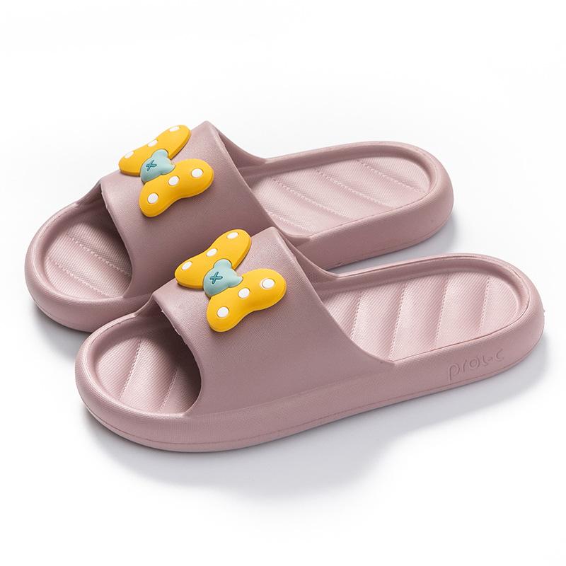 Soft and Cute Slippers Women Summer Home Non-slip Bathroom Couple Sandals and Slippers Men Wear Unisex