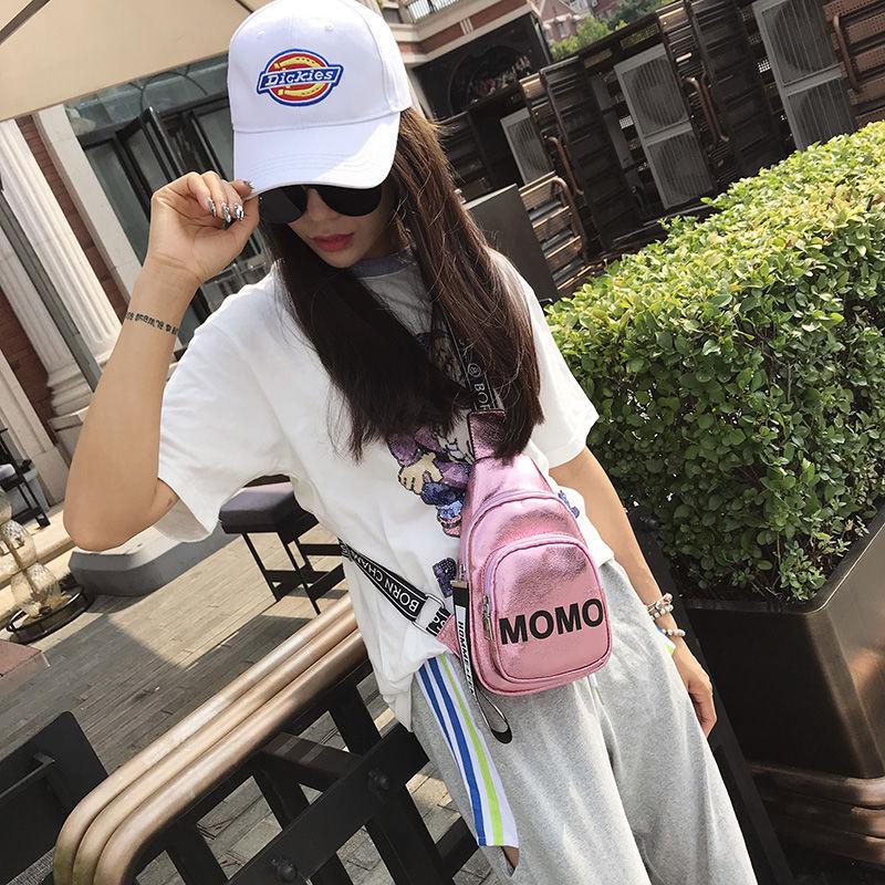 Fashion Casual Lady Female Chest Bag Female Chest Shoulder Messenger Bag Outdoor Travel Small Bag
