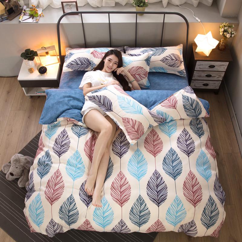 Bedding Set Modern Geometric Print Bedclothes Duvet Full Sets Twin Cover Queen