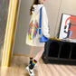 Women's Hooded Sweater Spring and Autumn Women's Loose Large Size Top Jacket