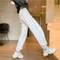 Student Sports Pants Autumn Korean Version of The High-waisted Thin Waist Casual Pants Women's Loose Straight-leg Pants
