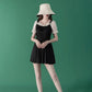 Swimsuit Women's Small Fragrant Wind Thin Belly Thin A-line Version Waist Thin Small Breasts Gathered Skirt-style Swimwear Sweet