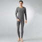 Men Winter Thermal Underwear O-neck Male Autumn Tight Suit Thicken Windproof Comfortable Soft Lining Long Sleeve High Elasticity Slim Spring Pajamas
