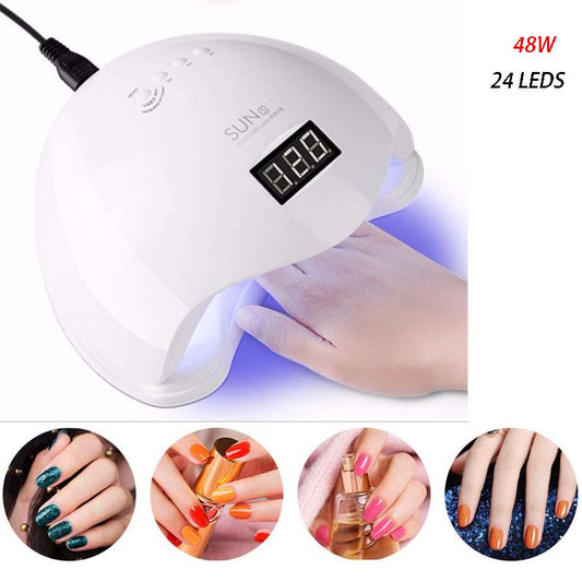 Pofulove UV LED Lamp For Nails Dryer48W Lamp For Manicure Gel Nail Lamp Drying Lamp For Gel Varnish