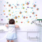 [Wall sticker ]2 Style Cartoon Bubble Fish Wall Stickers For Kids Rooms Baby Bathroom Home Decoratio