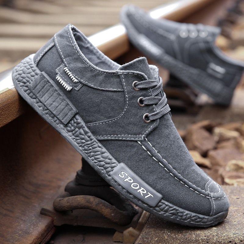 Spring Men's Clearance Canvas Shoes Korean Fashion Old Beijing Clearing Cloth Shoes Casual Clearance Shoes