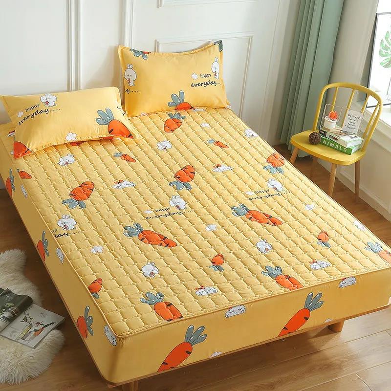 Four Seasons Universal Quilted Mattress Cover Single-piece Household Double Bed All-inclusive Dust Cover