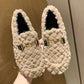 Autumn and Winter Women's Plush Shoes  Plus Velvet Cotton Shoes Short Plush Ankle Boots