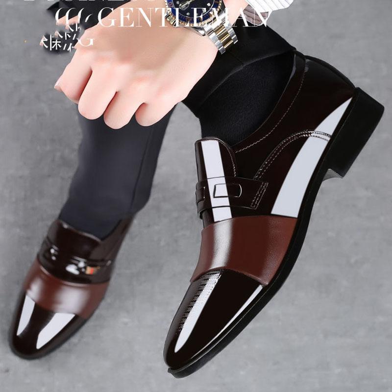 Men's Business Dress Shoes England Korean Casual Shoes Youth All-match Fashion Shoes