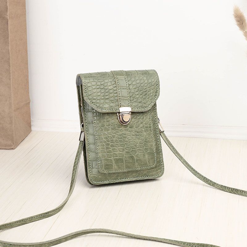 Summer Mobile Phone Female Bag Single Room Messenger Bag Hanging Neck Vertical Casual Versatile Mini Convenient Sweet Bag