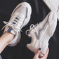 Reflective Sneakers Women Fashion Vulcanized Shoes Woman Designer Platform Chunky Sneakers Shoes
