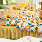 Korean Fashion Bed Skirt Four-piece Princess Style Lace Duvet Cover Girl Net Red Bedding
