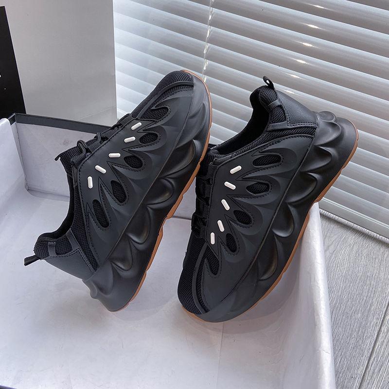 Dissolving Shoes Female Port Style Old Shoes Female Ins Wild Student Korean Version of Ulzzang Thick-soled Sports Shoes Trendy Shoes