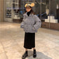 Cotton-padded Jacket Women's Short Winter Korean Version of Loose Snowflake Shiny Padded Jacket Student Bread Jacket