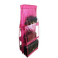 Bag Storage Hanging Bag Cloth Art Household Dust Bag 6 Grid Hanging Bag Wall-mounted Wardrobe Storage and Finishing Dormitory Artifact