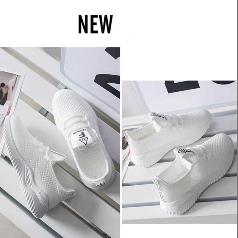 Women Clearance Sneakers Korean All-match Women's Shoes Flat Casual Shoes Spring and Autumn Fashion Student Net Shoes