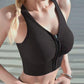 Women's Zipper Bra Sports Underwear Running Shockproof Gym Fitness Bra Anti-sagging Beauty Back Yoga Vest Breast Bra Push Up Bra Top Wearable Vest