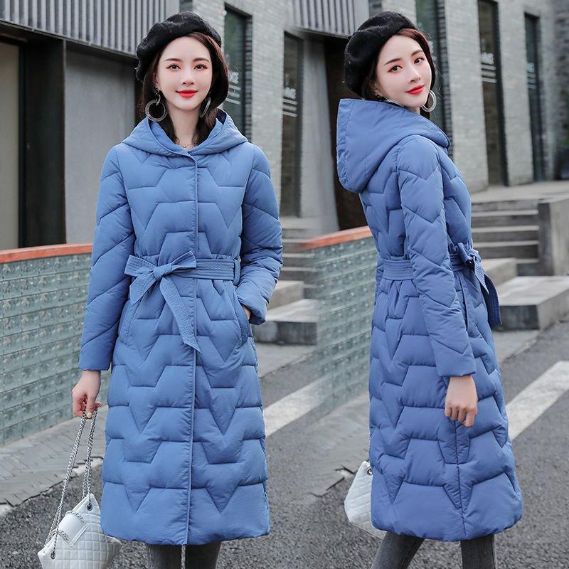 Slim-fit Down Padded Jacket Down Jacket Women Mid-length Padded Jacket Women Korean Winter Hooded Padded Padded Jacket