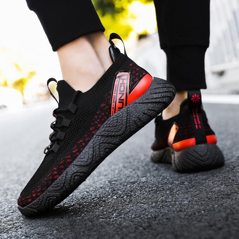 Breathable Men's Shoes Spring Soft-soled Wear-resistant Outdoor Casual Shoes Summer Breathable Mesh Sports Shoes