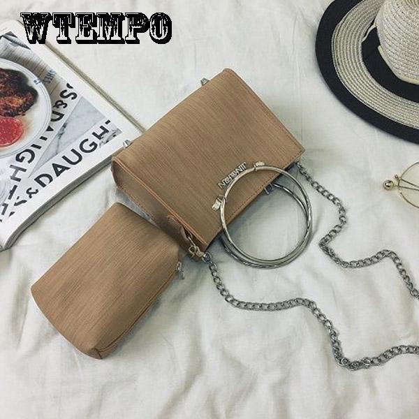 Trend Mini Ring Chain Handbag Fashion Wild Child Bag Small Bag Handbags Messenger