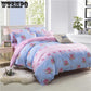 Plaid Duvet Cover Set Bedding Quilt Cover Pillowcases Set