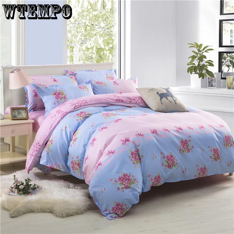 Plaid Duvet Cover Set Bedding Quilt Cover Pillowcases Set