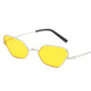 Cat Eye Sunglasses Women Metal Frame Fashion Yellow Sun Glasses Men Brand Design Pink Glasses Ladies