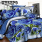 Four-piece 3D Printed Quilt Cover Simple Bedroom Bedding Soft Household Items Set