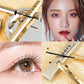 Does not bloom and does not fade  slender thick curls small brush head mascara waterproof stretch