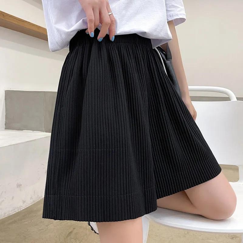 Five-point Shorts Women's Summer Wear Wide-leg Pants Loose Straight Casual Plus Size Pants Sports Thin Fitness Home Pants