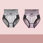 2 Packs of Women's Abdomen Pants Belly Shaping Waist Panties Graphene Crotch Antibacterial Body Shaping Pants