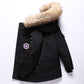 Winter Men's Down Jacket Mid-length Fur Collar Thickened  Youth Handsome Trendy Brand Korean Parker Jacket