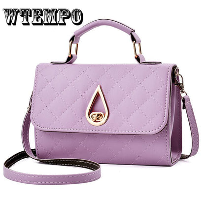 Elegant Diamond Lattice PU Handbags for Women Crossbody Shoulder Flap Bags