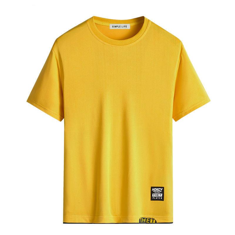 Men's Bottoming Shirt Men's Short-sleeved T-shirt Men's Round Neck Trend Youth Loose Top Men's Trend Compassionate