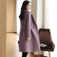 Mid-length Woolen Coat Winter Fashion Temperament Woolen Coat Warm All-match Woolen Coat