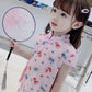 Children's Clothing Girls Spring and Summer Children's Self-cultivation Cheongsam Dress Princess Dress Chinese Style Retro Dress