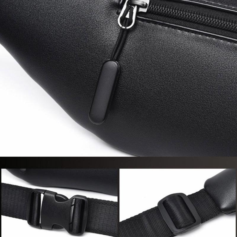 Genuine Men's Chest Bag Fashion Multifunctional Waist Bag Casual Sports Men's Messenger Bag