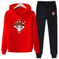 Sweatshirt Set Large Size Spring And Autumn Women 'S Clothing 2pcs Set Wild Long Sleeve Casual