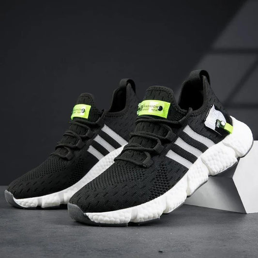 2021 New Fly Woven Mesh Shoes Breathable Lightweight Casual Running Shoes