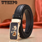 Genuine Leather Belts for Women Automatic Buckle Waist Belt for Jeans Pants Designer Waist Belt