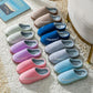 Pink Winter Slippers Women Thick Warm Cotton Shoes Home Mens Plus Size Winter Slipper