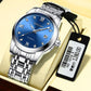 Mechanical Automatic Watches Waterproof Gold Watch Men Stainless Steel Men Watch Fashion Wristwatch
